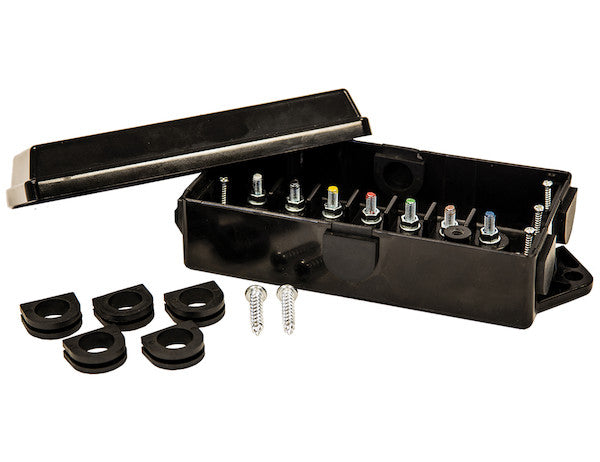 BOX JUNCTION ELECTRICAL PLASTIC W/7