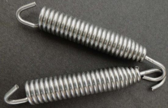 EXHAUST SPRING 95MM  PAIR  SS