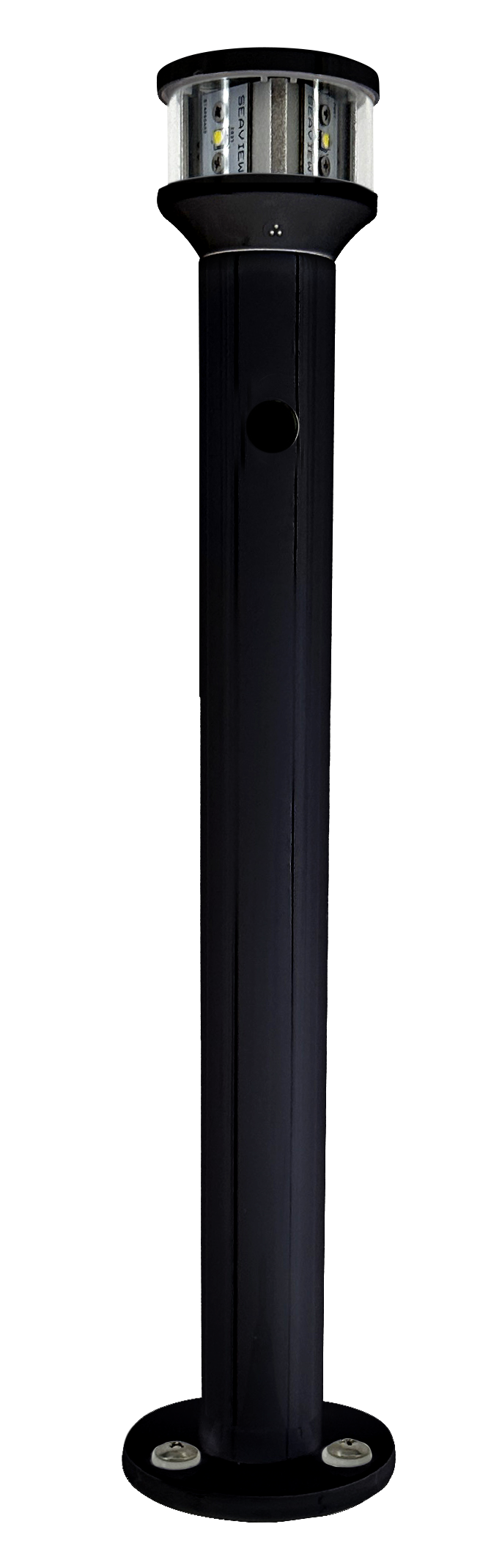 Seaview 12in Black Light Post With LTBLED12 Nav Light