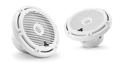 JL Audio M3 7.7in Coaxial Speakers White Classic Grille