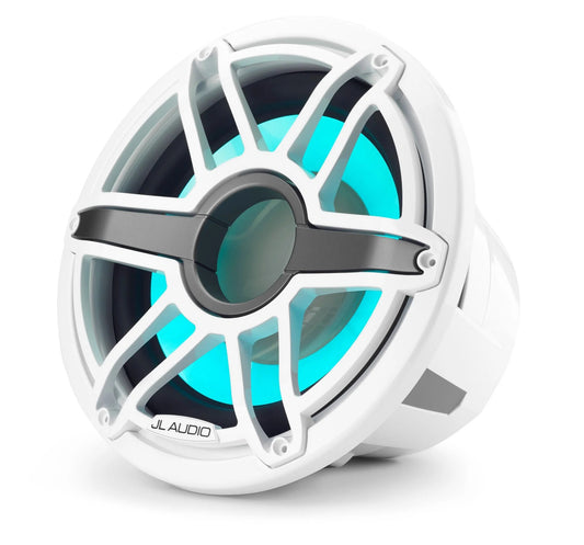JL Audio M7 12in Subwoofer with White Sport Grille RGB LED
