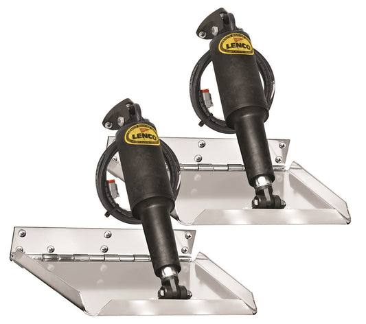 Lenco 9inx12in Performance Trim Tab Kit 12v Requires Switch
