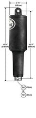 Lenco 2 1/4in Stroke XDS Actuator 5/16in x 3/8in 12v