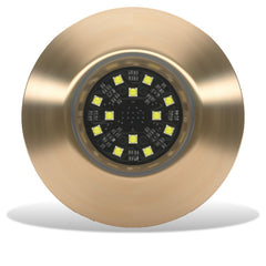 Lumishore ORA TIX404 Thru-Hull Mount Underwater White LED Bronze Housing 12/24vDC