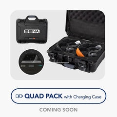 Sena Natutitalk Bosun Yachting Mesh Intercom Headset Quad Pack with Charging Case