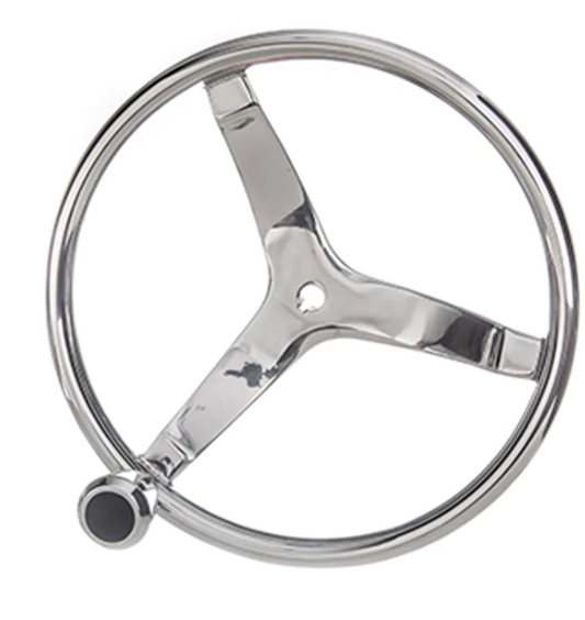 Gemlux 13-1/2" STEERING WHEEL W/  KNOB
