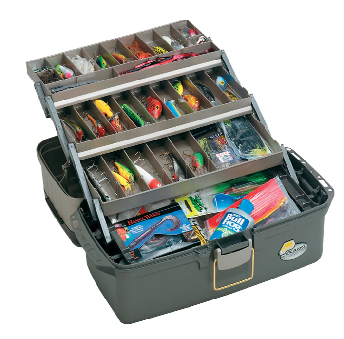 Plano Guide Series Tray Tackle Box - Graphite/Sandstone [613403]