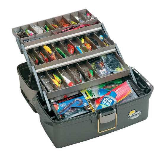 Plano Guide Series Tray Tackle Box - Graphite/Sandstone [613403]