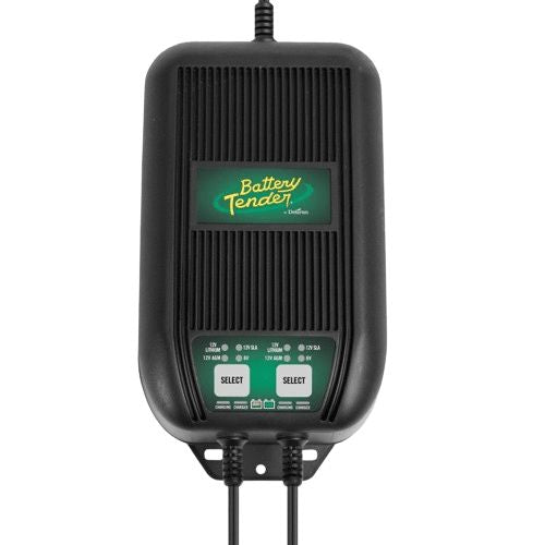 BATTERY TENDER 8 AMP, 12V Selectable - 2 Bank Marine Charger | 022-1002-WH