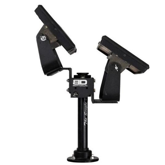 BEATDOWN OUTDOORS Single Pole Tall Quick Release Double Stack | BD-SINGLP-TQRDS