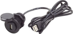 BLUE SEA 12VDC USB 2.0 Port w/ Ext Cable | 1044-BSS