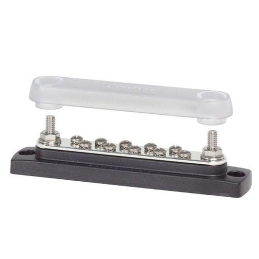 BLUE SEA BusBar 10 Gang Common Bus w/cvr | 2300-BSS