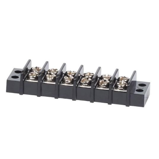 BLUE SEA Terminal Block/Ind 6circ 20A | 2406-BSS