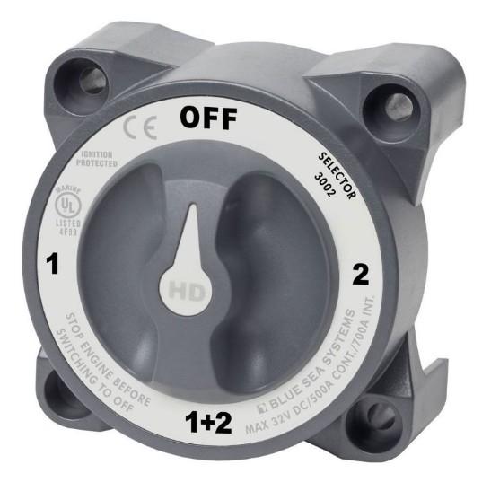 BLUE SEA Switch Battery HD Selector | 3002-BSS