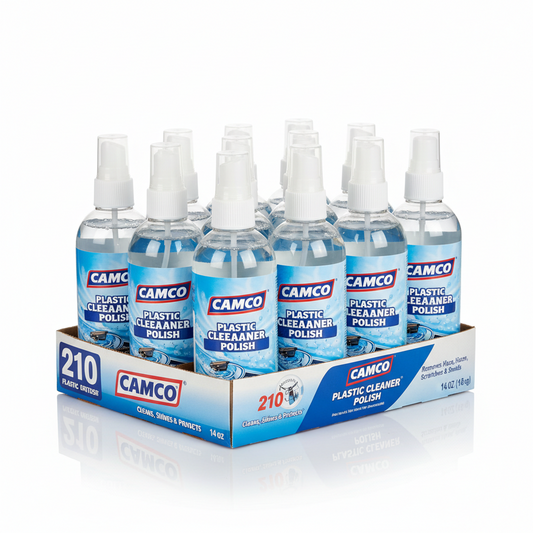 Camco 210 Plastic Cleaner Polish - 14oz Spray - Case of 12 [40934CASE]