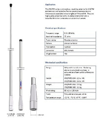 COMROD AM/FM51 BI - 4' Marine AM/FM & Navtex Antenna | 21503 * SHIPPING CHARGES APPLY*