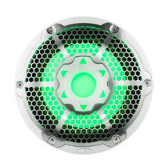 DS18 10" Marine Subwoofer With LED RGB Lights 300 Watts Rms SVC 4-Ohm -White | NXL-10SUB/WH