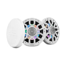 DS18 NXL 6.5" 2-WAY COAXIAL MARINE SPEAKER WITH DIGITAL LED LIGHTS AND BULLET TWEETER 150 WATTS 4-OHM | NXL-IQ6/WH