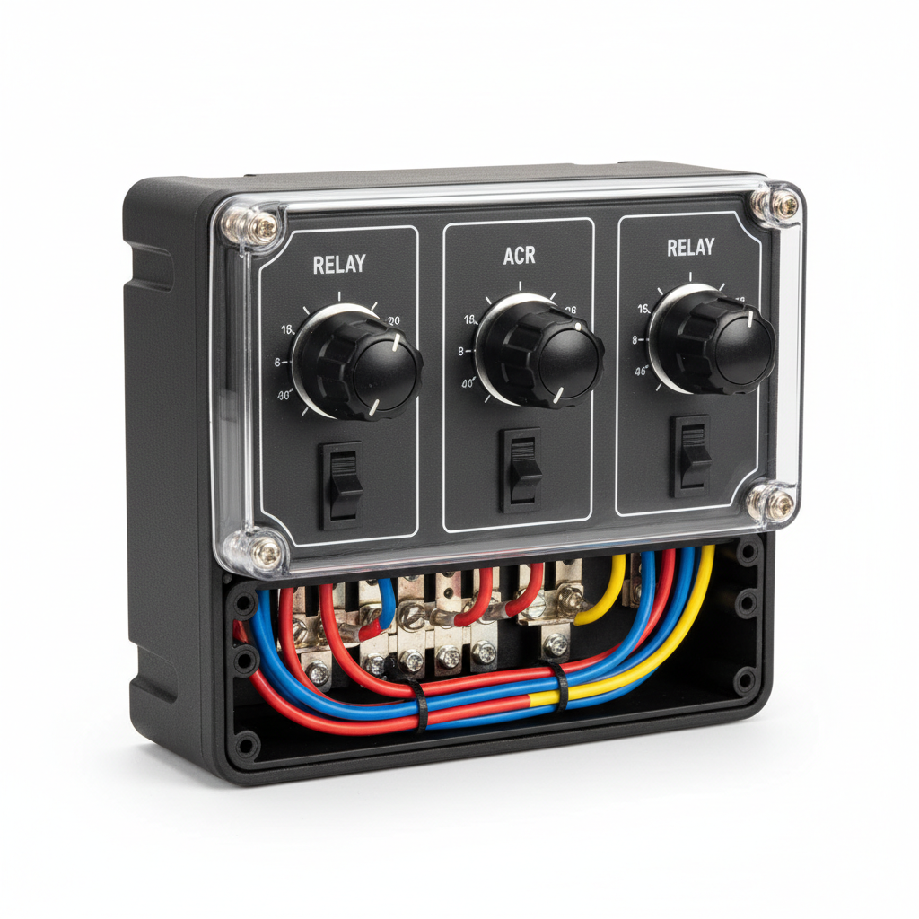 EGIS MOBILE ELECTRIC XD Series - Triple Flex 2 (Relay/ACR/Relay) w/Knobs - Tinned Wires | 8730-1535