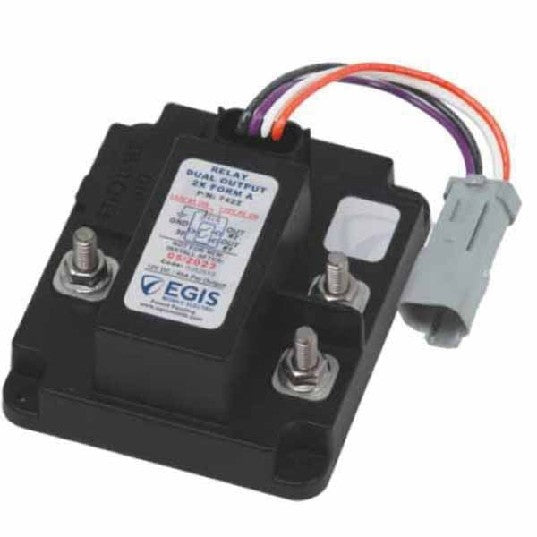 EGIS MOBILE ELECTRIC Relay, 2x80  Amp / 12V, w/DT/AT Connector, Bulk | 7422D