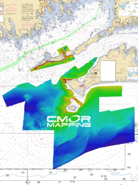 CMOR MAPPING LONG / BLOCK ISLAND SOUND / MARTHA'S VINEYARD For SIMRAD NSX