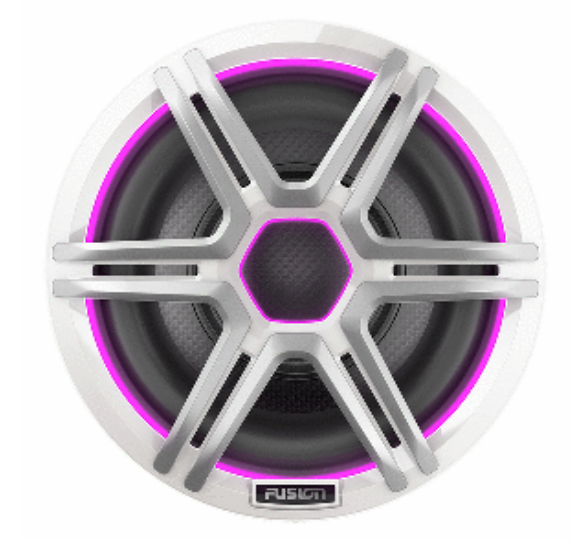 Fusion Apollo™ 10" LED Marine Subwoofer w/Sports White Grille