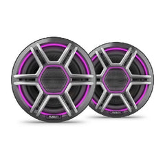 FUSION Apollo 6.5" LED Marine Speakers with Sports Gray Grilles | 010-02918-03