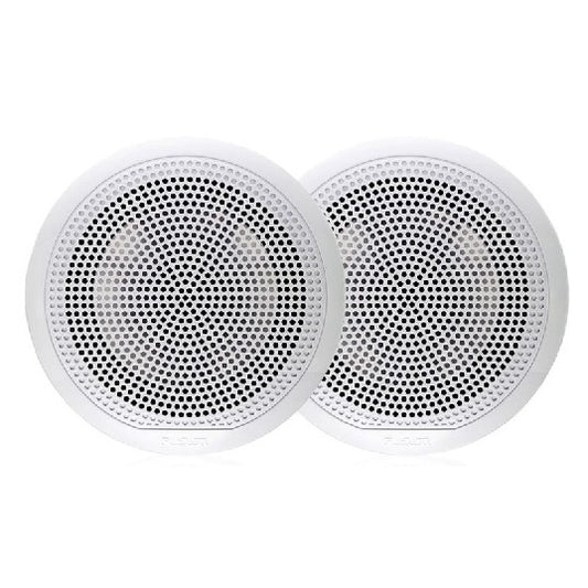 FUSION EL Series Marine Speakers, 6.5" 80-Watt Classic White Marine Speaker (Pair) | 010-02080-02