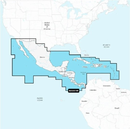 GARMIN NAV 010-C1459-30 Central America & Caribbean - Marine Charts | 010-C1459-30