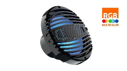 HERTZ AUDIO HMX 8-LD-TC - 8" 4 Ohm MARINE COAX SET RGB, BLACK | 78040351