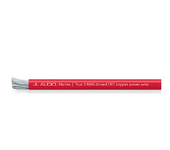 JL AUDIO ABYC Red Power Wire, 2 AWG, 50' (XM-RPW2-50) | 010-13462-00