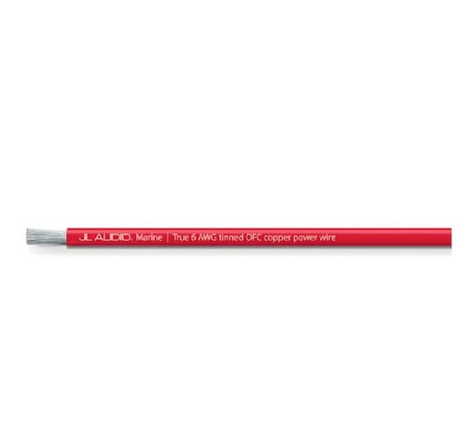 JL AUDIO ABYC Red Power Wire, 6 AWG, 200' (XM-RPW6-200) | 010-13460-00