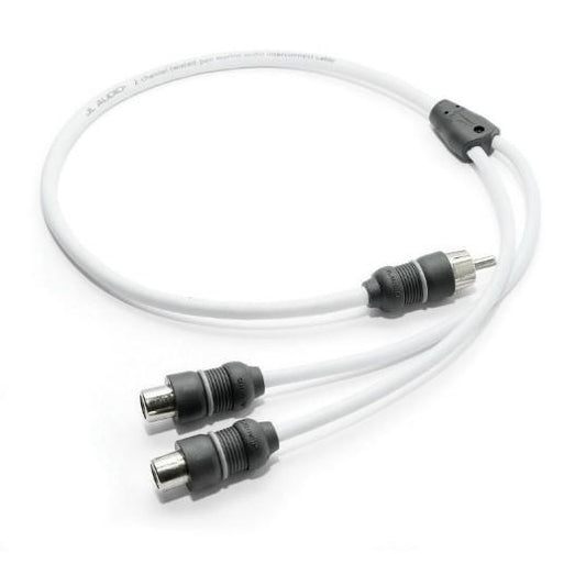 JL Audio Marine Y-Adapter 1 Male Plug, 2 FeMale Jacks