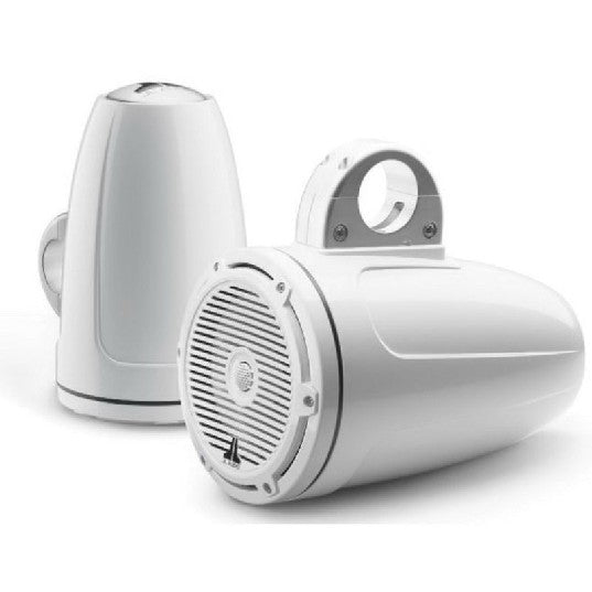 JL Audio M3 7.7in Enclosed Tower Speakers White Classic Grille