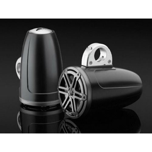 JL Audio M3 7.7in Enclosed Tower Speakers Gray Sport Grille
