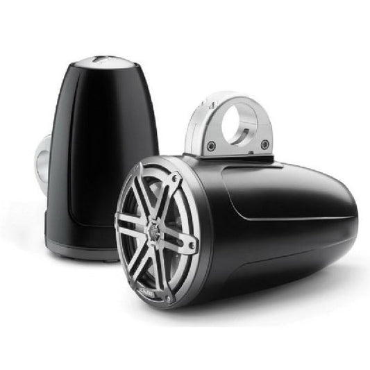 JL Audio M3 7.7in Enclosed Tower Speakers Gray Sport Grille