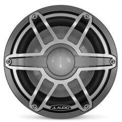 JL Audio M6 10in Subwoofer with Titanium Sport Grille Infinite Baffle