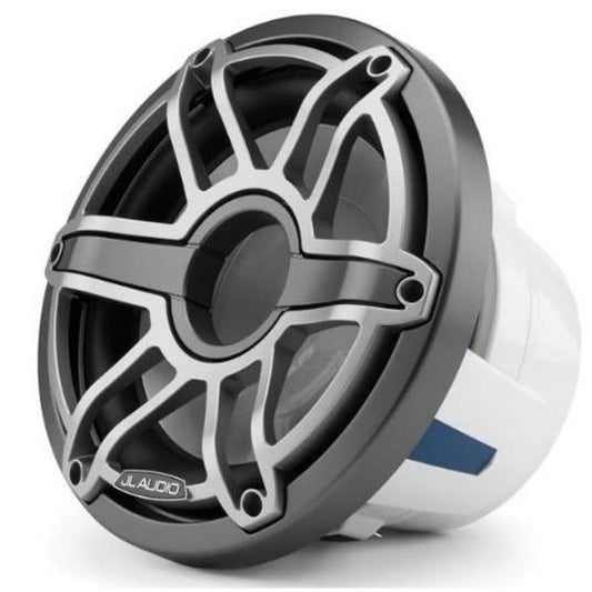 JL Audio M6 10in Subwoofer with Titanium Sport Grille Infinite Baffle
