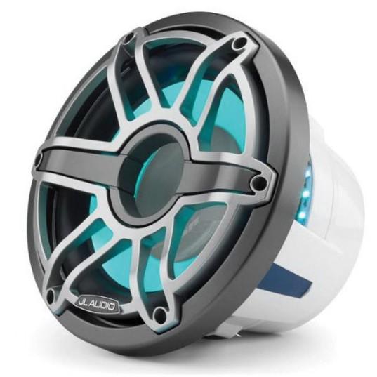 JL Audio M6 10in Subwoofer with Titanium Sport Grille Infinite Baffle, RGB LED