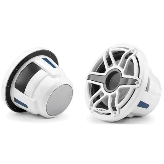 JL Audio M6 10in Subwoofer with White Sport Grille Infinite Baffle
