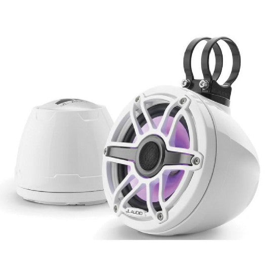 JL Audio M6 VeX 6.5in Enclosed System White Sport Grille with RGB LED