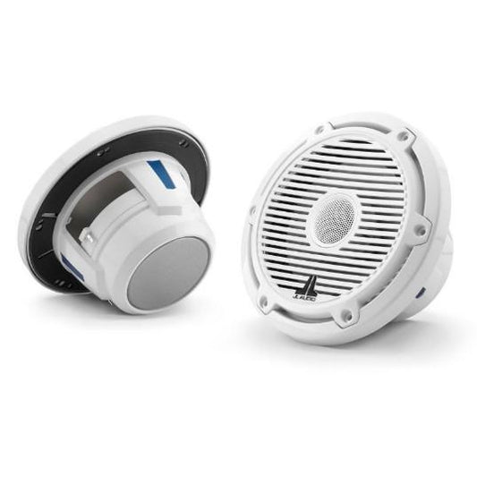 JL Audio M6 6.5in Coaxial Speakers White Classic Grille