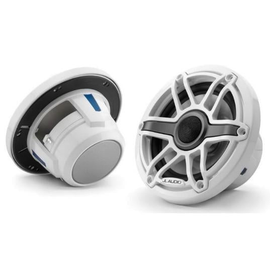 JL Audio M6 6.5in Coaxial Speakers White Sport Grille