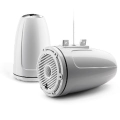 JL Audio M6 7.7in Enclosed Tower Speakers White Classic Grille