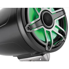 JL Audio M6 7.7in Enclosed Tower Speakers Titanium Sport Grille with RGB LED