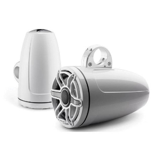 JL Audio M6 8.8in Enclosed Tower Speakers White Sport Grill