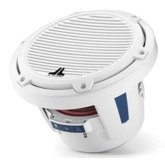 JL Audio M6 8in Subwoofer with White Classic Grille Infinite Baffle