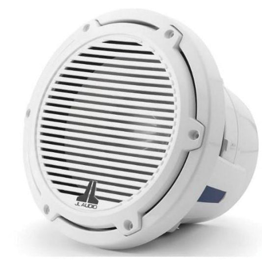 JL Audio M6 8in Subwoofer with White Classic Grille Infinite Baffle