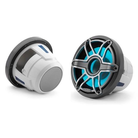 JL Audio M6 8in Subwoofer with Titanium Sport Grille Infinite Baffle,  RGB LED