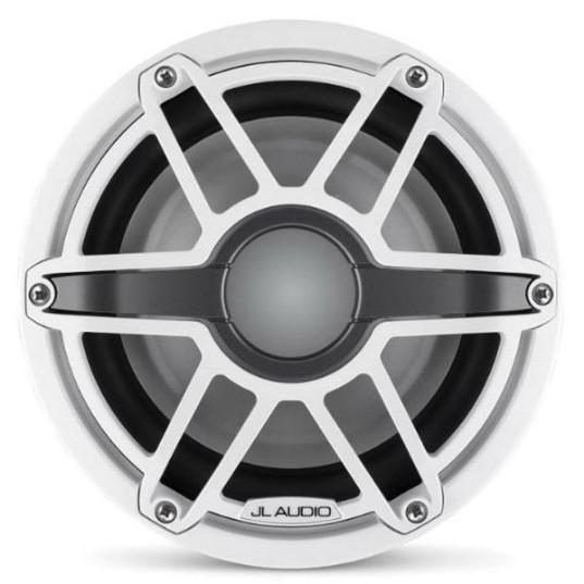 JL Audio M6 8in Subwoofer with White Sport Grille Infinite Baffle